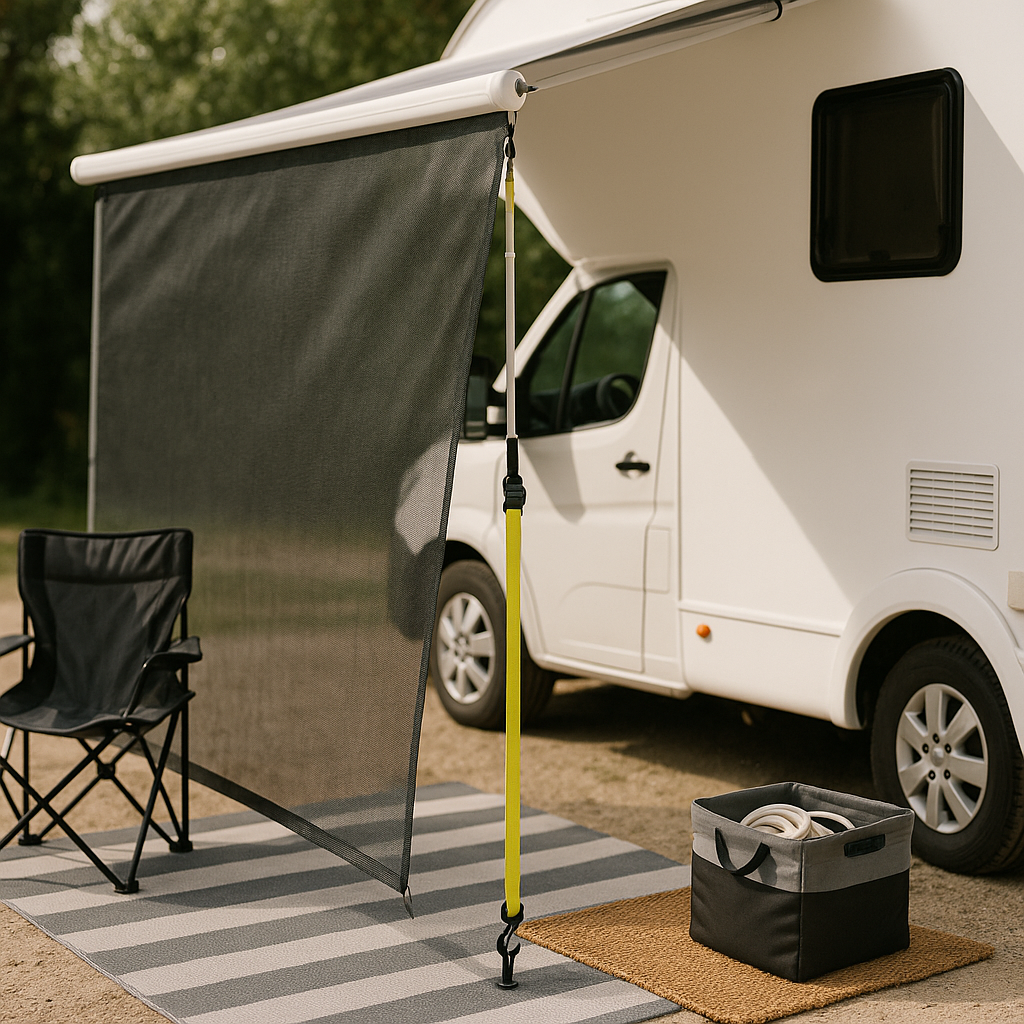 Best RV Awning Accessories: Tie-Downs, Screens, and Mats