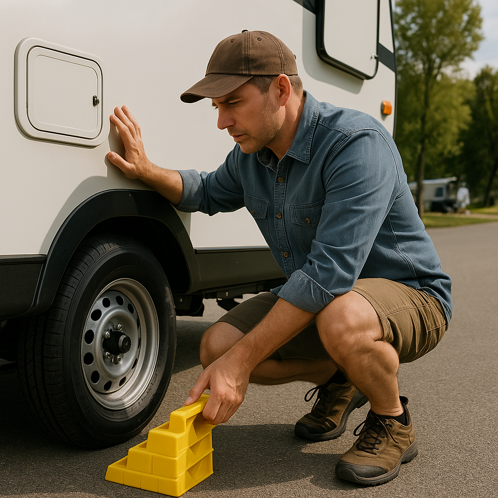 How to Level Your RV Without a Leveling System