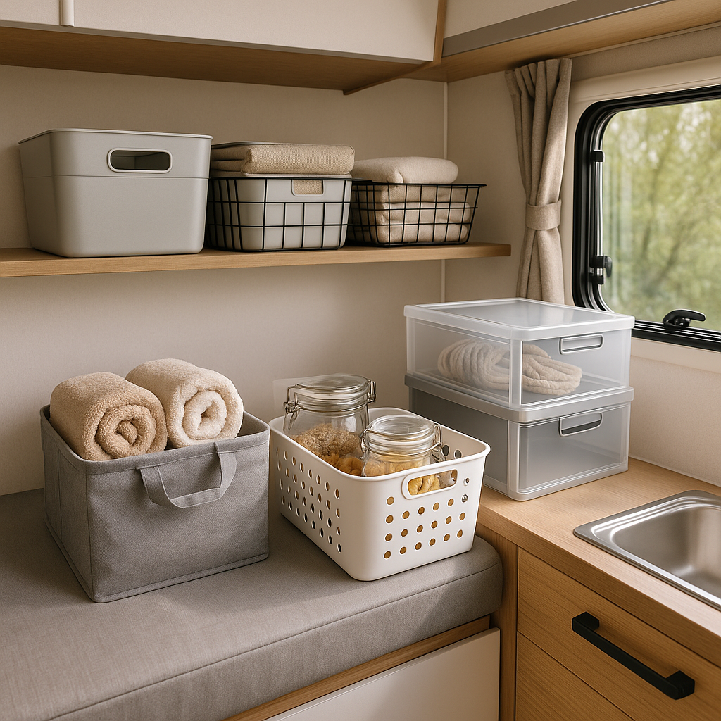 Best RV Storage Bins and Organizers for Small Spaces