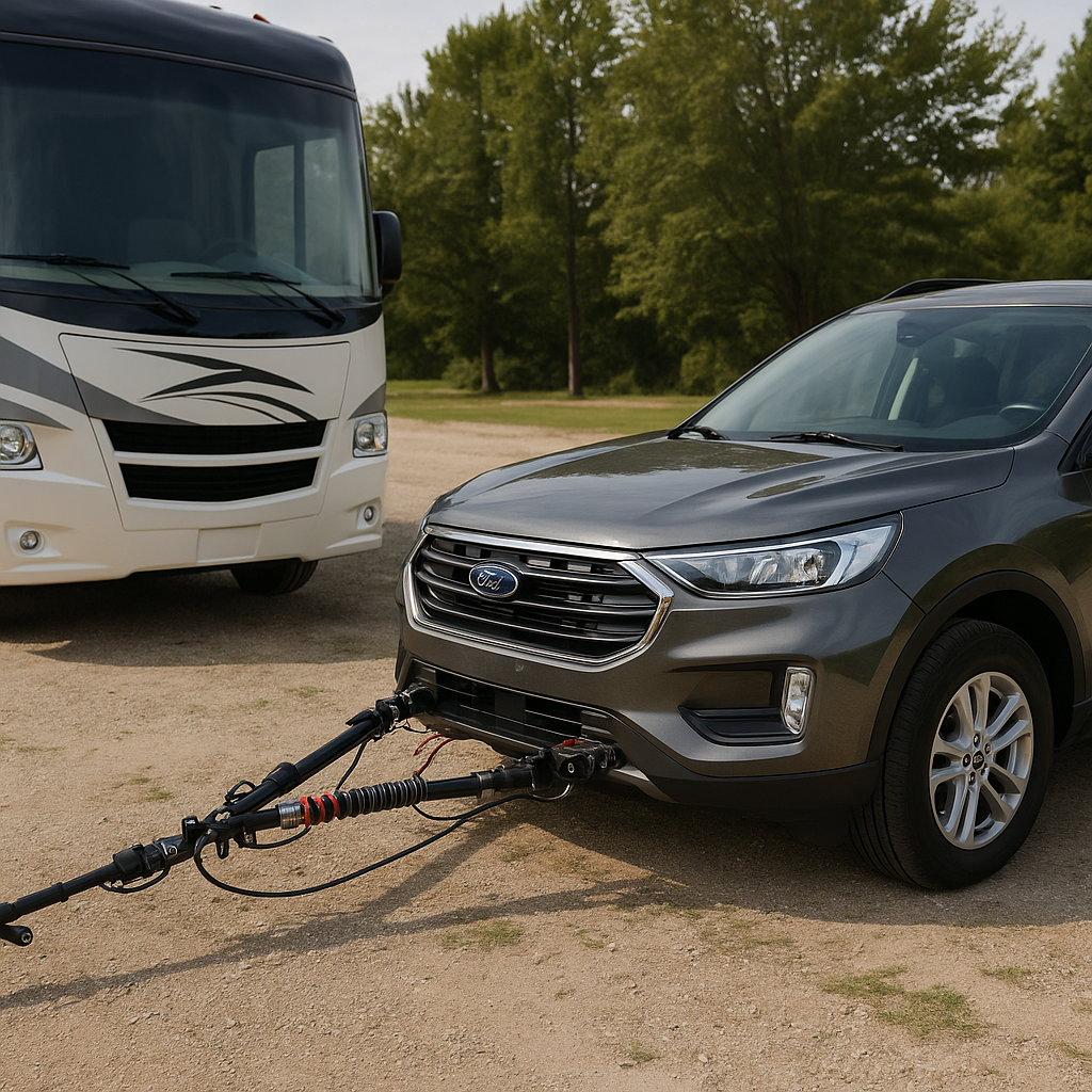 Best RV Tow Bars for Flat Towing a Dinghy Vehicle